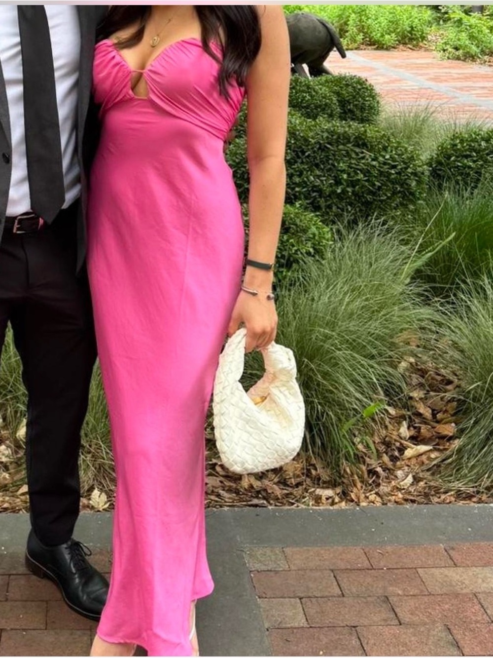 Women's Pink Maxi Evening Dress